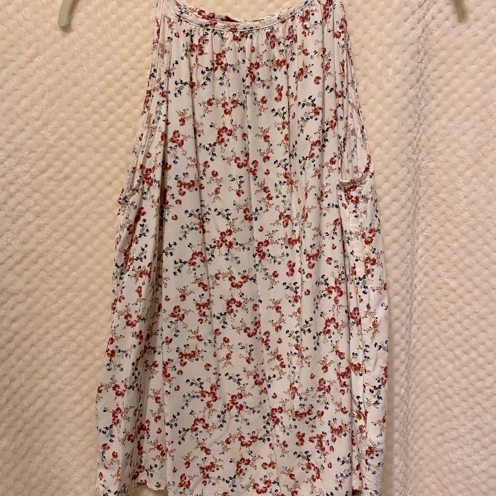 COPY - Old navy floral tank. L w/drawstring tie …